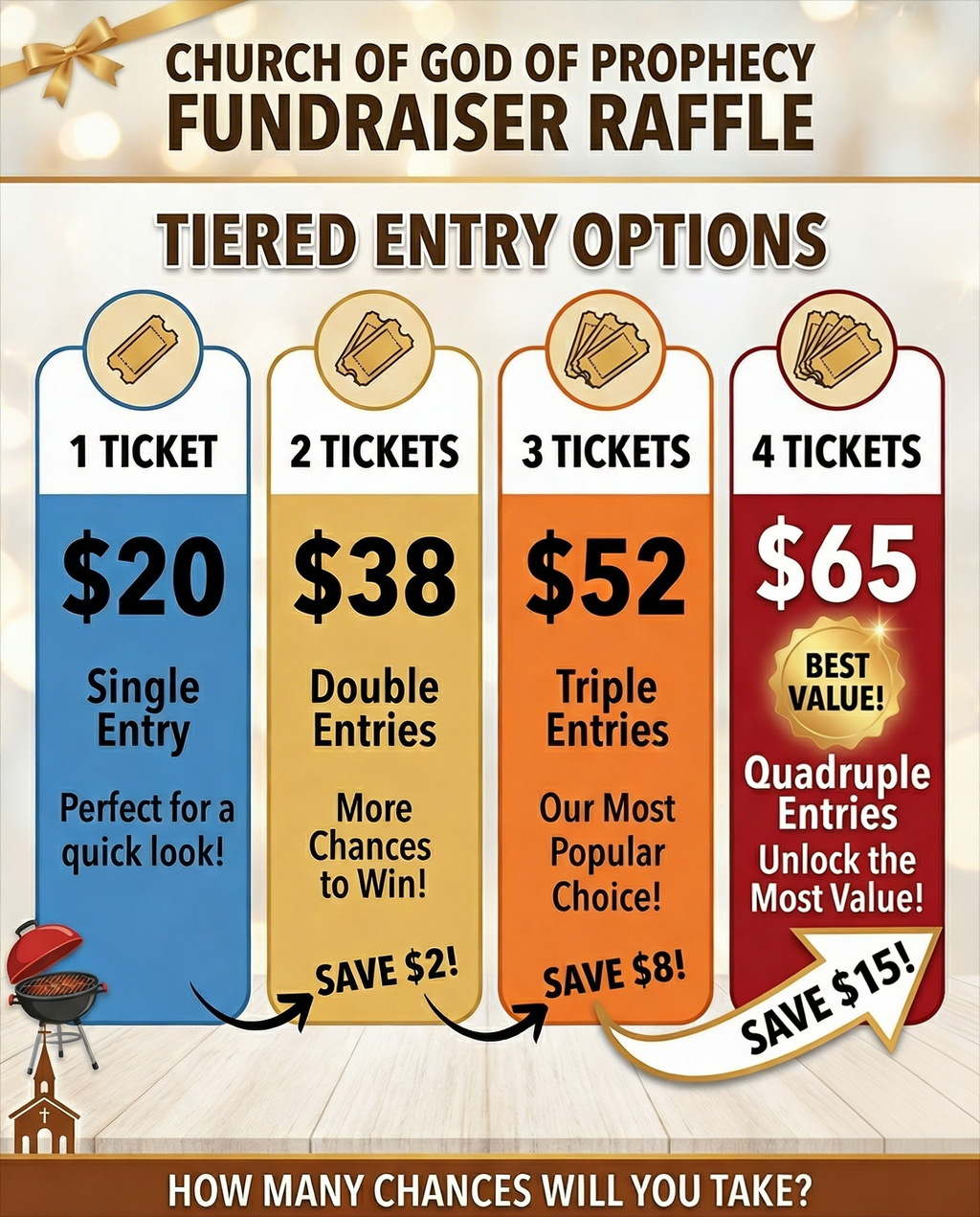 Blackstone Grill & $300 Gift Card Giveaway – Church Building Fund
