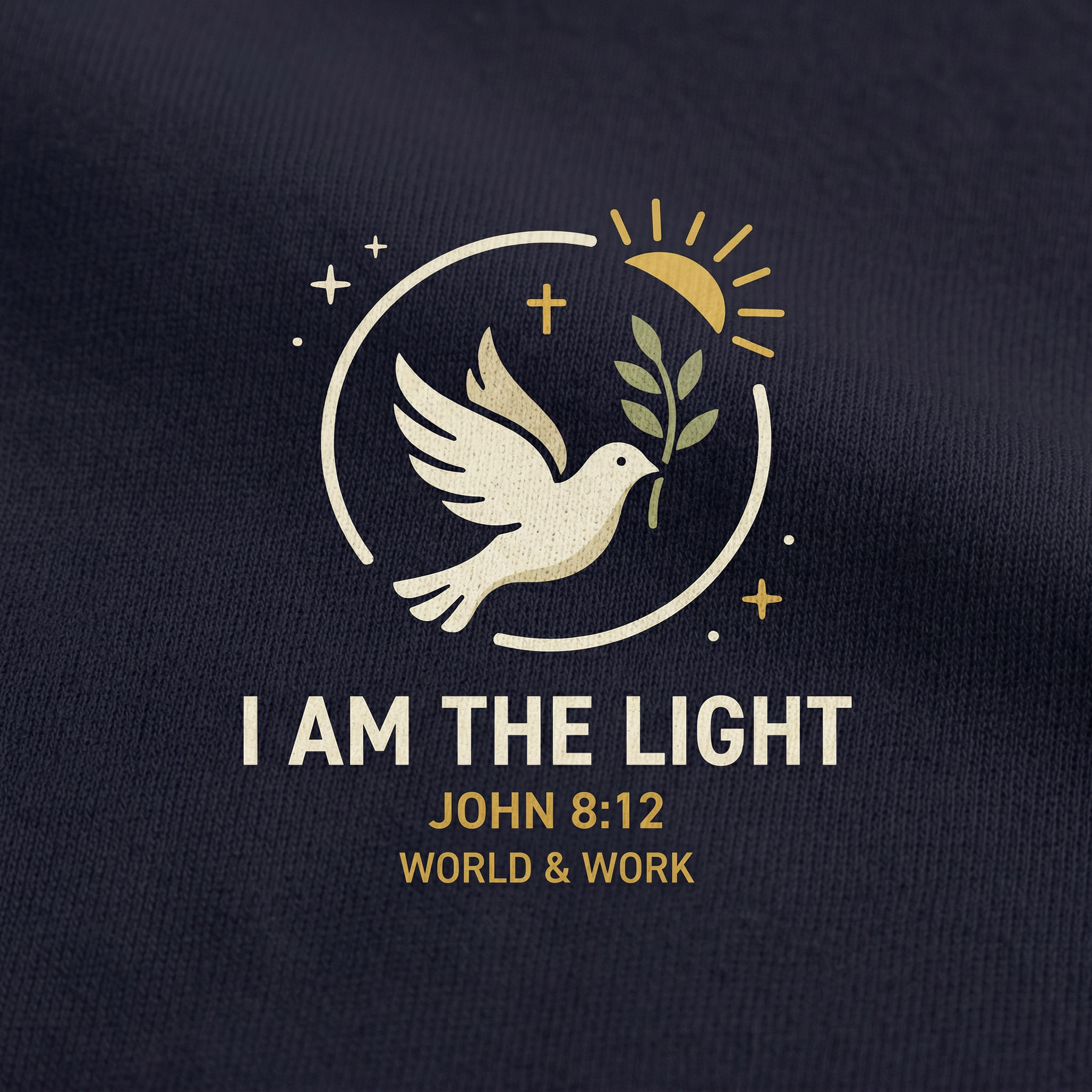 John 8:12 Light Mommy Tee