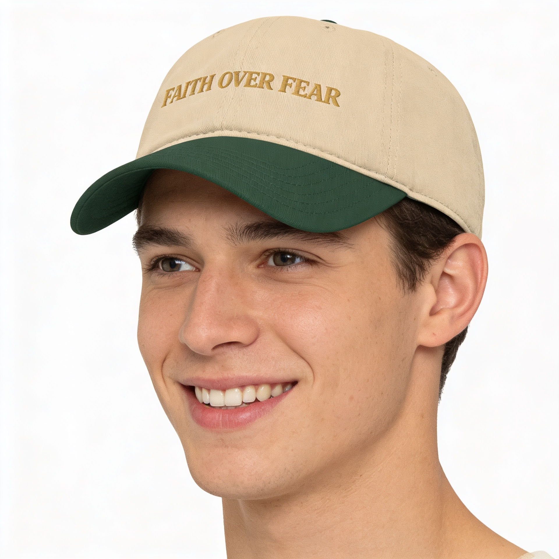 Garment washed baseball cap
