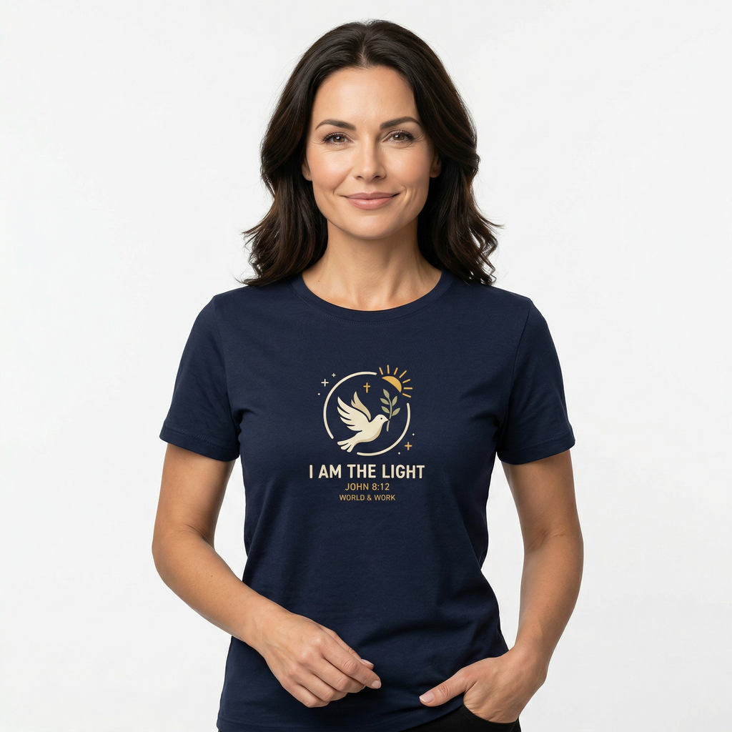 John 8:12 Light Mommy Tee